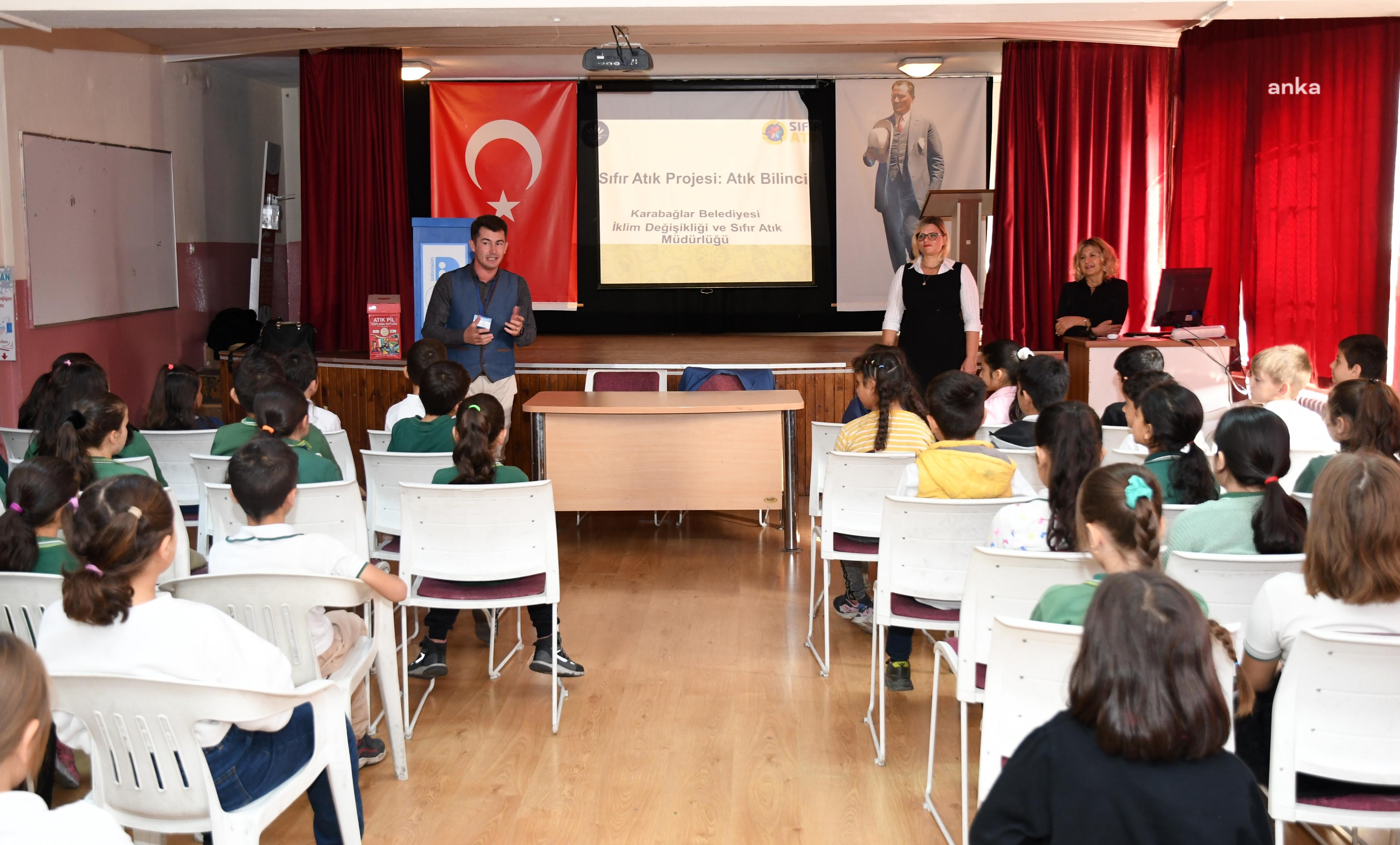 KARABAĞLAR'DA ÇOCUKLAR ÇEVRE BİLİNCİYLE YETİŞİYOR