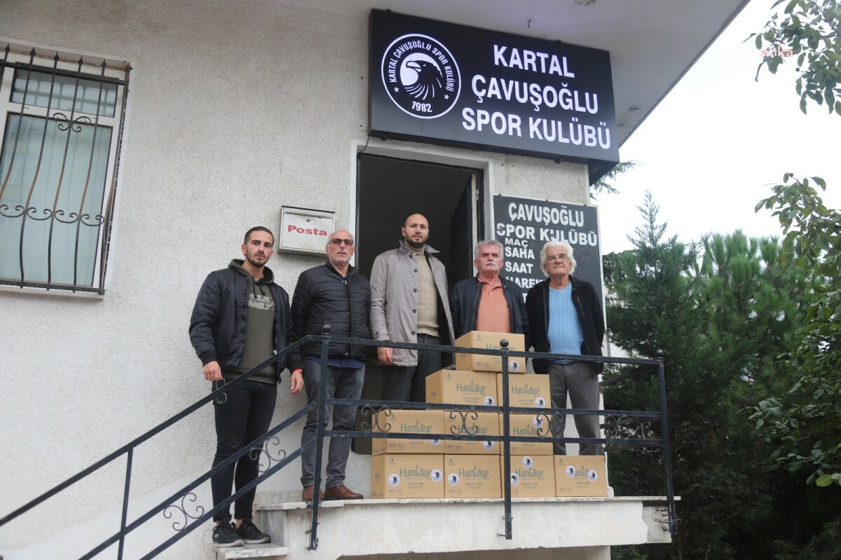 KARTAL BELEDİYESİ’NDEN AMATÖR SPOR KULÜPLERİNE İÇME SUYU DESTEĞİ