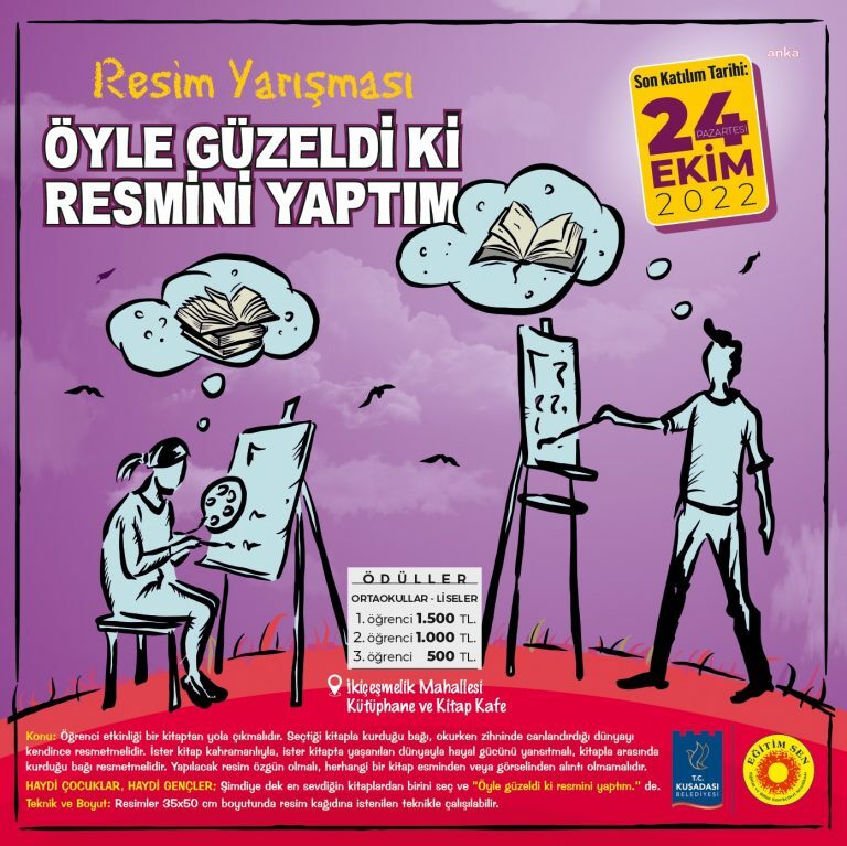 KUŞADALI ÖĞRENCİLER HAYAL DÜNYALARINI RESMEDECEKLER