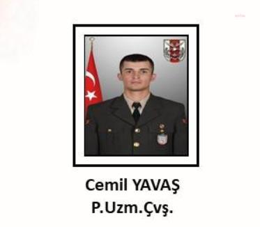 MSB: UZMAN ÇAVUŞ CEMİL YAVAŞ ŞEHİT OLDU