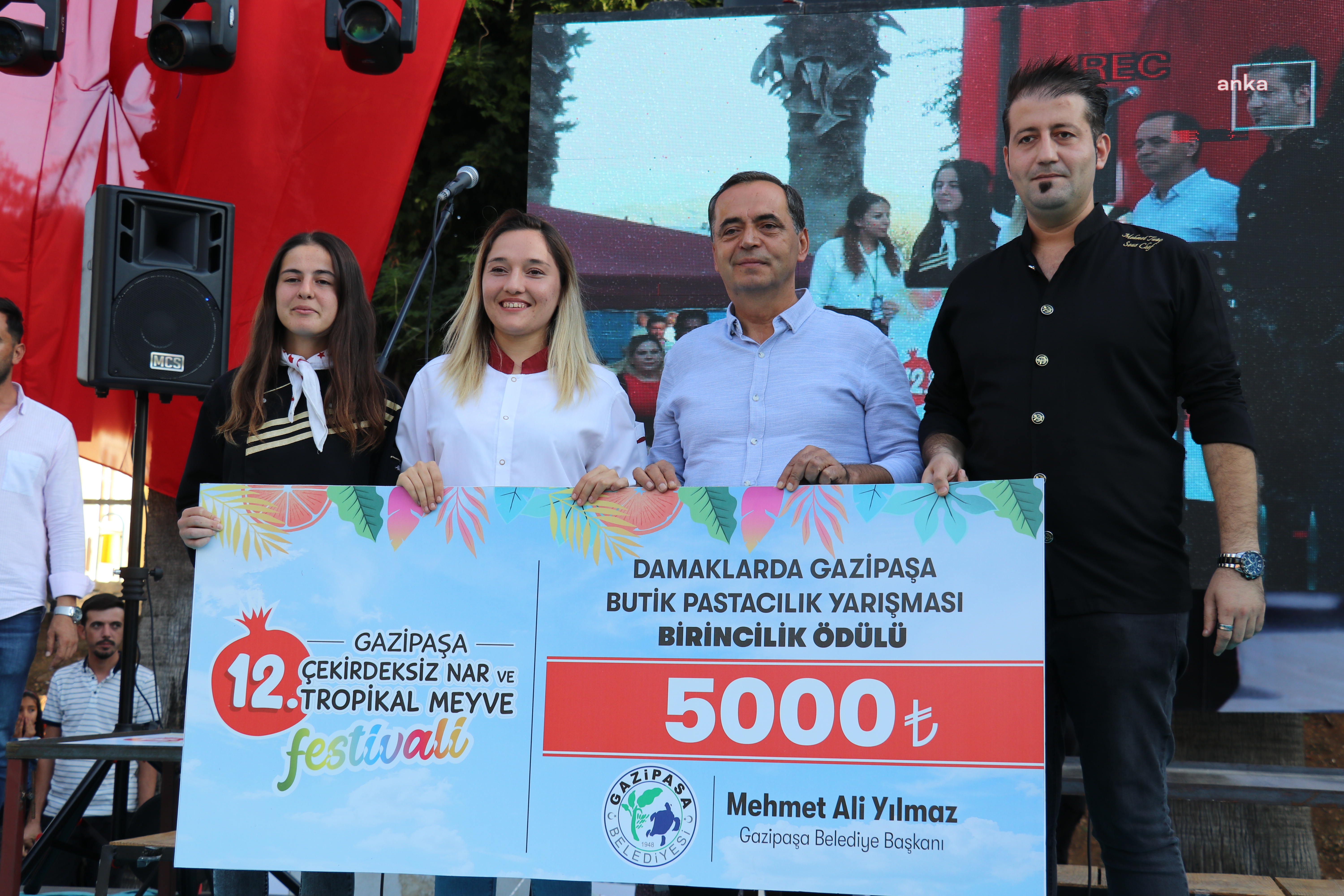 GAZİPAŞA'DA FESTİVAL COŞKUSU YAŞANDI