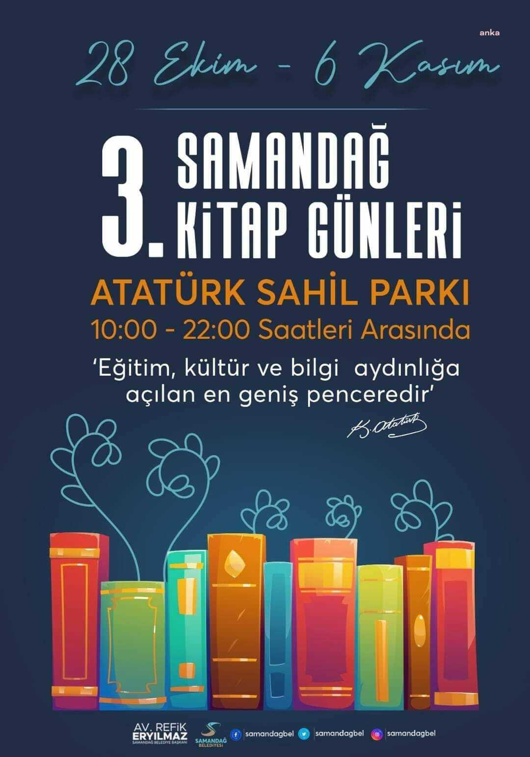 SAMANDAĞ KİTAP GÜNLERİ İÇİN GERİ SAYIM BAŞLADI