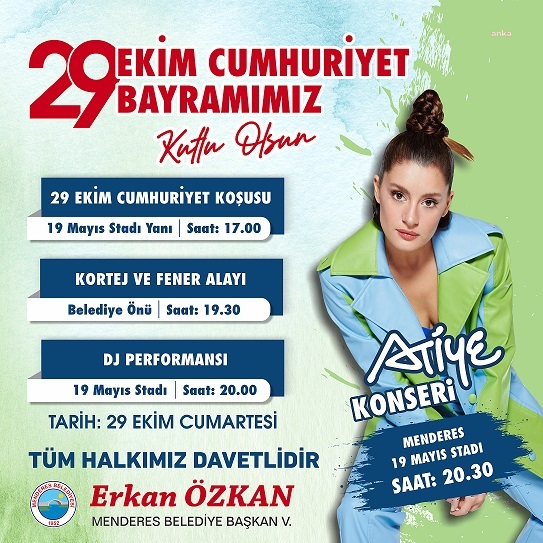CUMHURİYET BAYRAMI MENDERES’TE COŞKUYLA KUTLANACAK