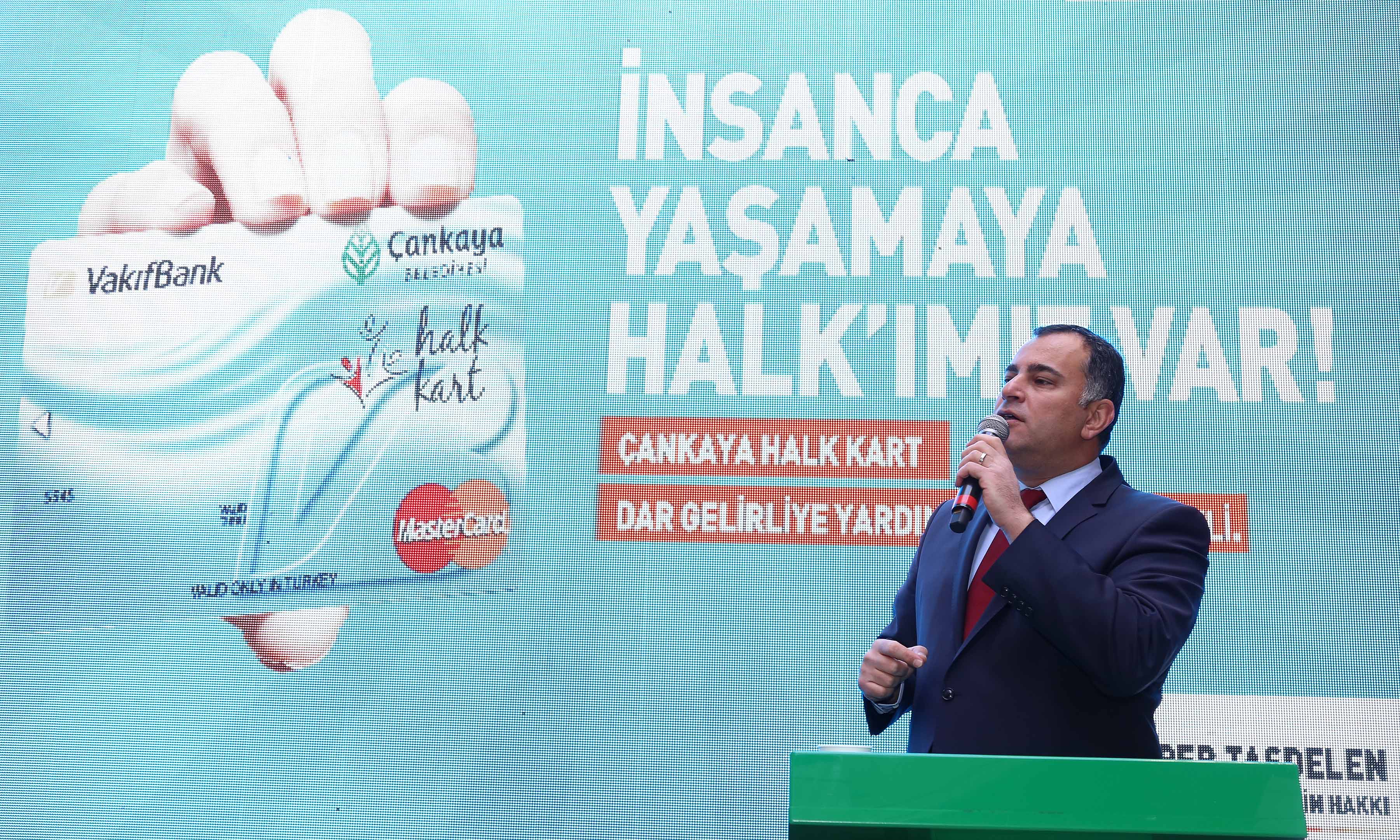ÇANKAYA HALK KART YARDIMINDA YÜZDE 50 ARTIŞ