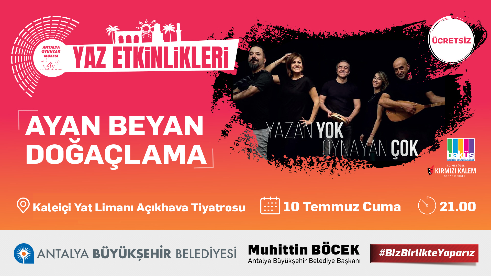ANTALYA OYUNCAK MÜZESİ, YAZ ETKİNLİKLERİ DÜZENLİYOR