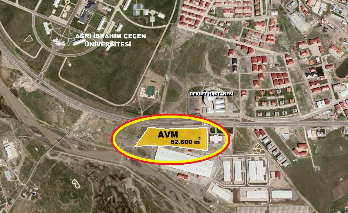 AĞRI’DA DEVLET ELİYLE AVM ŞARTLI ARSA SATIŞI