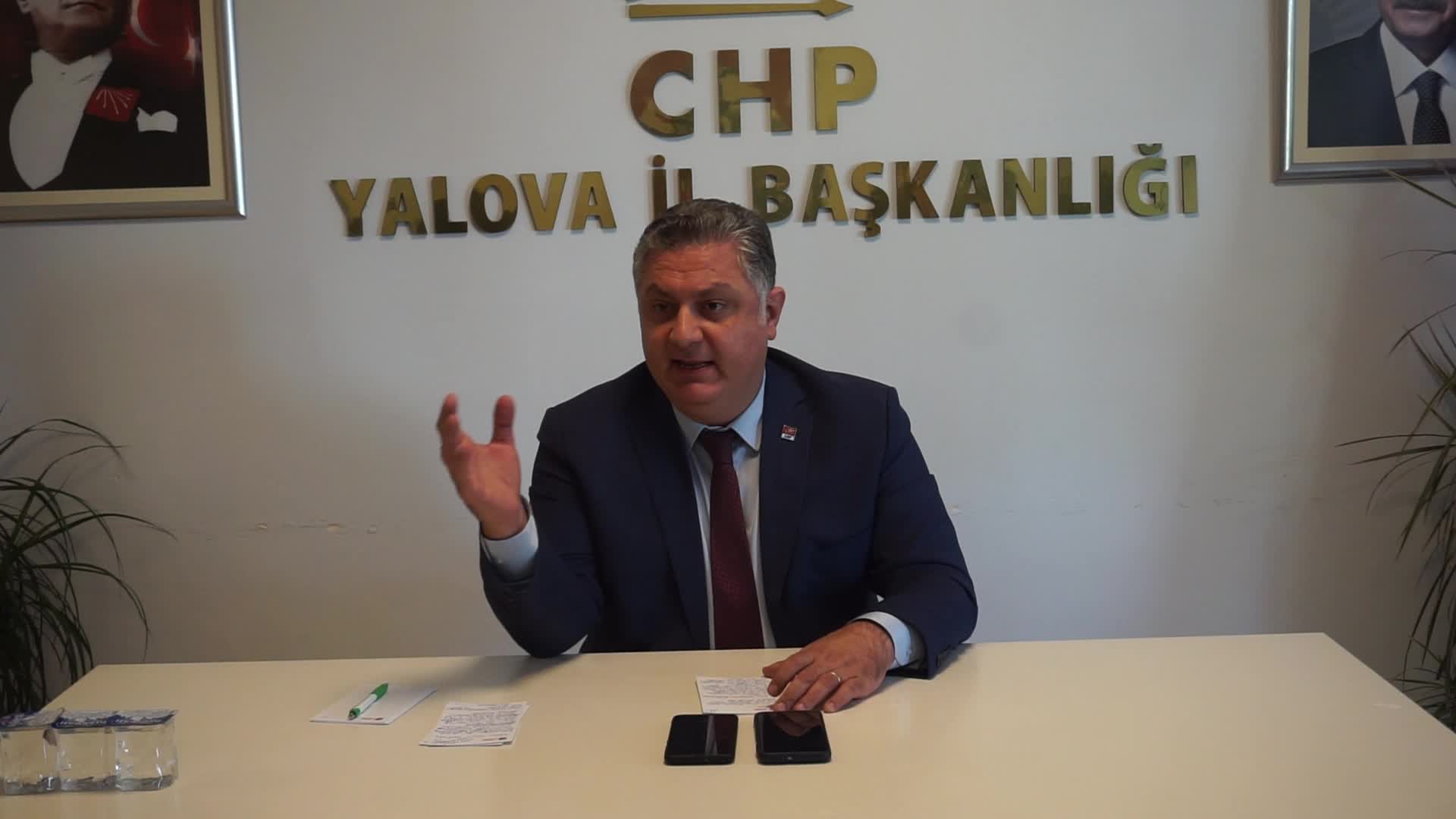 CHP YALOVA İL BAŞKANI GÜREL: ARTIK YETER, HAK YERİNİ BULSUN