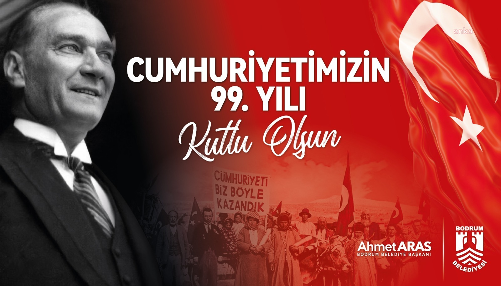 BODRUM’DA “MAVİ’NİN İZİNDE 99. YIL” CUMHURİYET BAYRAMI KUTLAMALARI