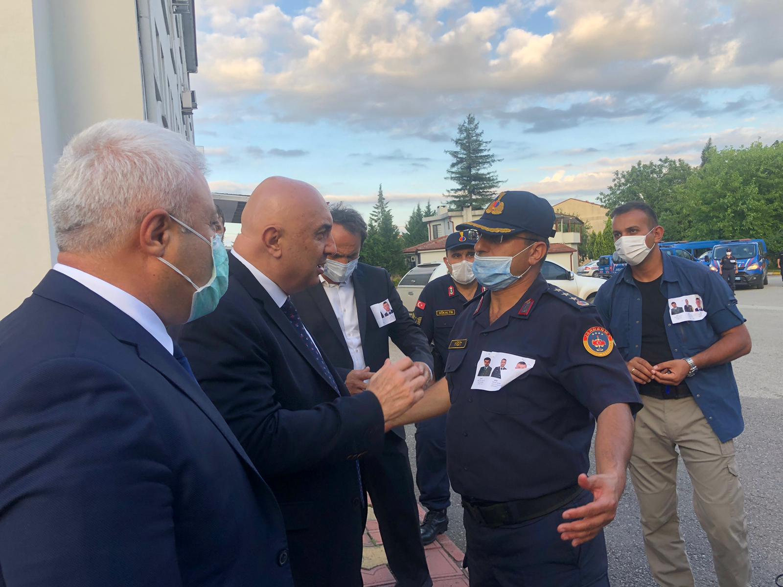 CHP HEYETİ, SAKARYA İL JANDARMA KOMUTANLIĞI'NDAN BİLGİ ALDI