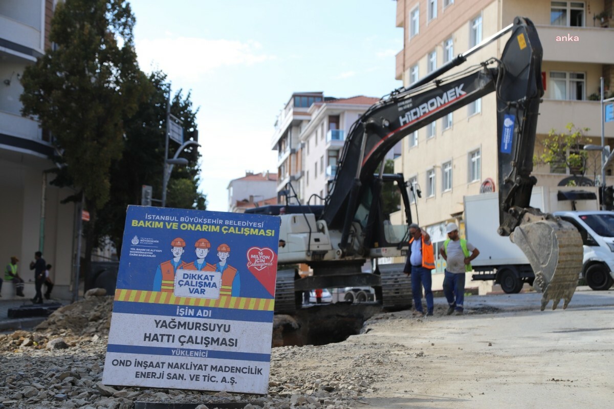 KARTAL’DA, ALTYAPI ÇALIŞMALARI DEVAM EDİYOR