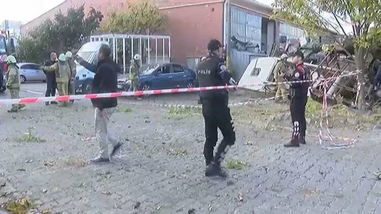 BAŞAKŞEHİR'DE BULUNAN İKİTELLİ ESENLER SANAYİ SİTESİ'NDE PATLAMA: 1 ÖLÜ 3 YARALI