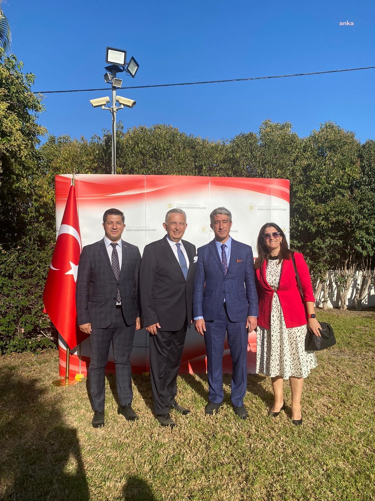 MARMARİS BELEDİYE BAŞKANI MEHMET OKTAY RODOS BAŞKONSOLOSLUĞUNDA CUMHURİYET RESEPSİYONUNA KATILDI