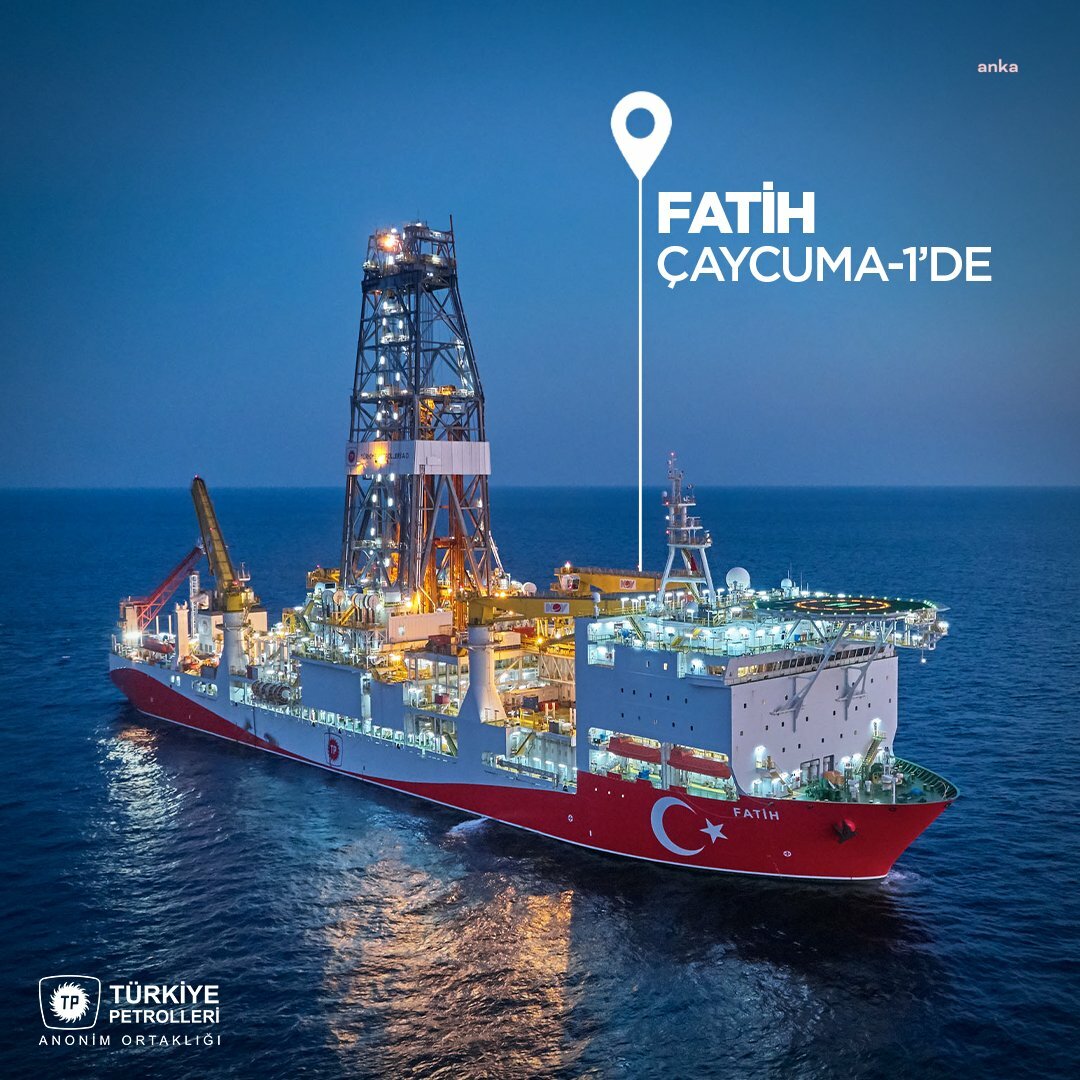 TÜRKİYE PETROLLERİ ANONİM ORTAKLIĞI: FATİH SONDAJ GEMİSİ ÇAYCUMA-1 KUYUSUNA ULAŞTI