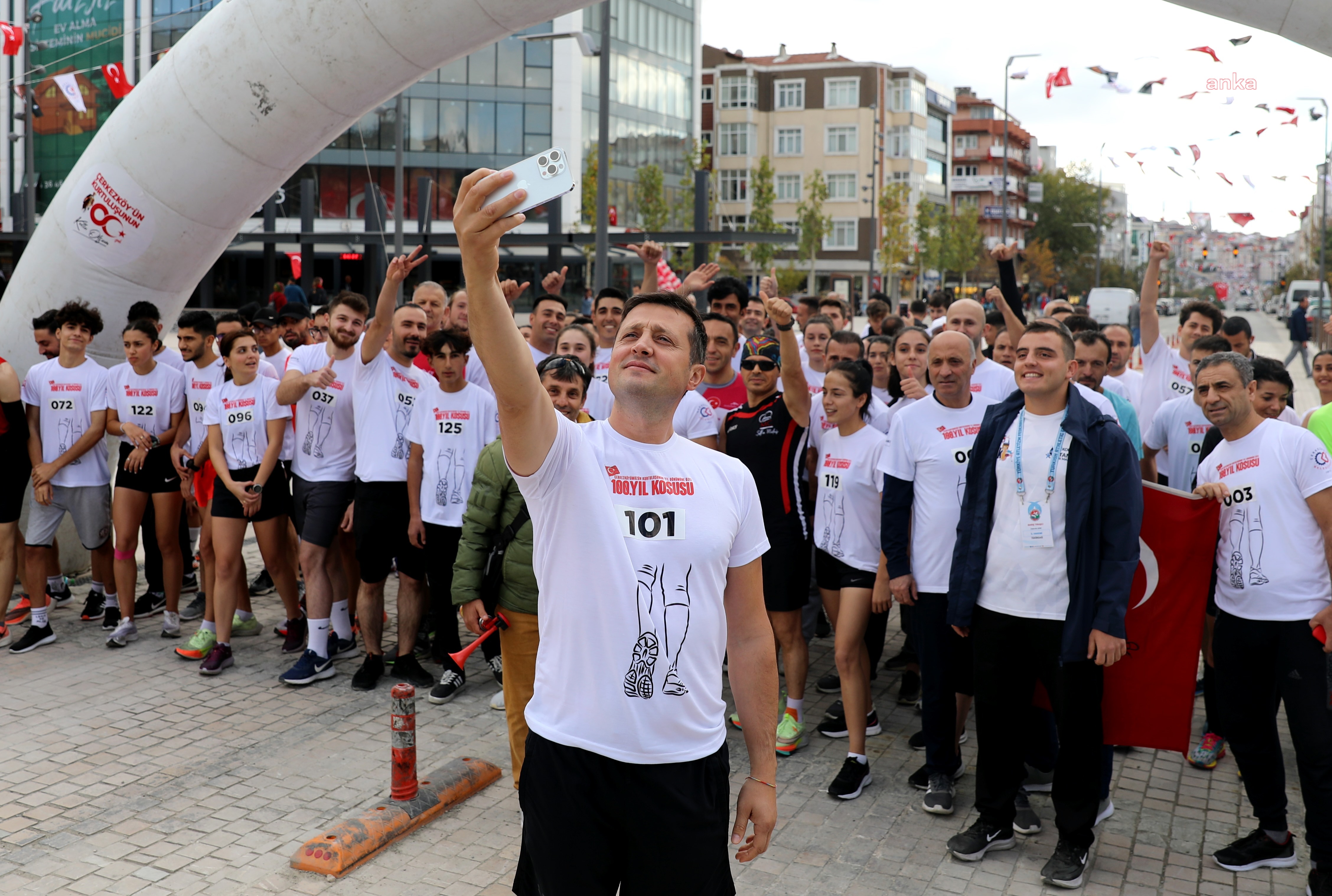 ÇERKEZKÖY'DE KURTULUŞUN 100. YILINA ÖZEL KOŞU