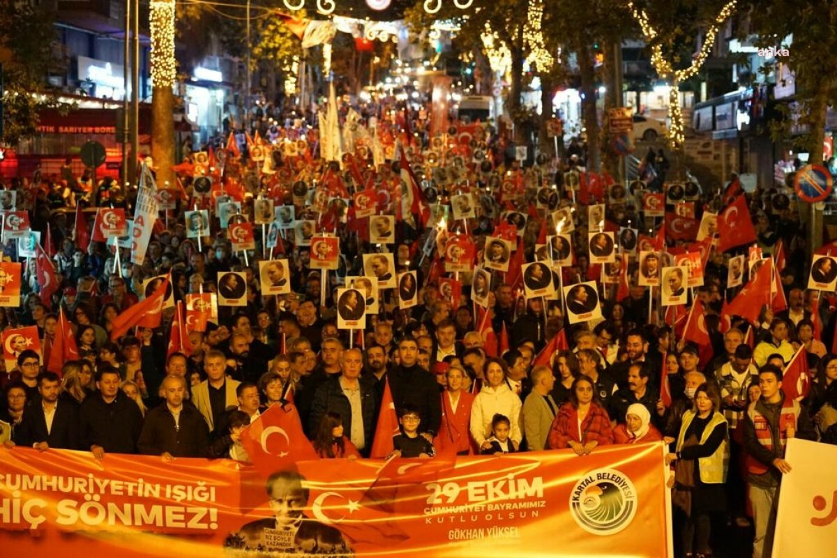 CUMHURİYET BAYRAMI, KARTAL’DA BÜYÜK BİR COŞKUYLA KUTLANDI