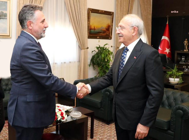 BAYRAKLI BELEDİYE BAŞKANI SANDAL’DAN KILIÇDAROĞLU’NA ZİYARET