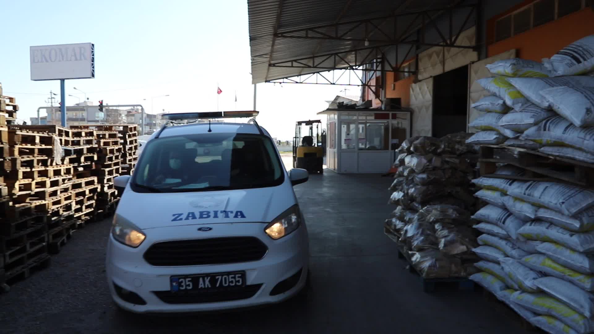 MENDERES BELEDİYESİ ZABITASINDAN KÖMÜR SATIŞI DENETİMİ