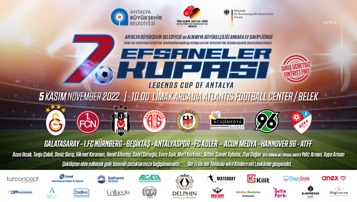 7. EFSANELER KUPASI ANTALYA’DA