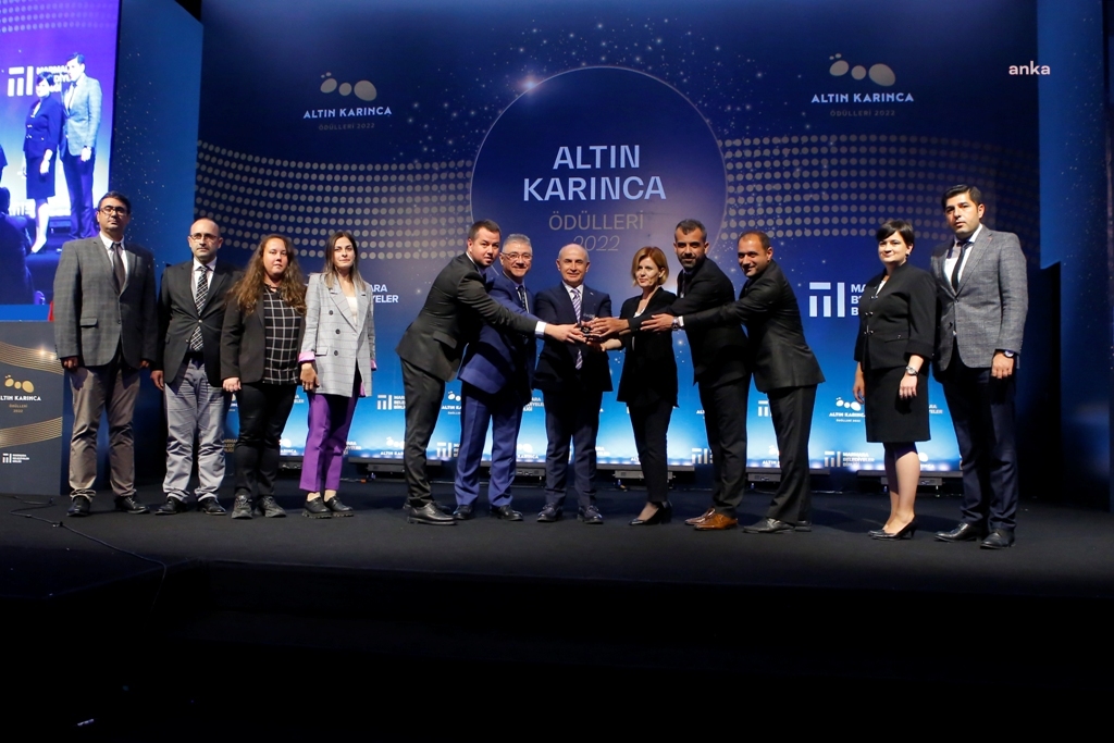 TEKİRDAĞ BÜYÜKŞEHİR BELEDİYESİ'NE ALTIN KARINCA ÖDÜLÜ