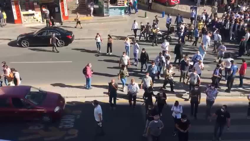 BARO BAŞKANLARI ANKARA ADLİYESİ'NE YÜRÜYOR