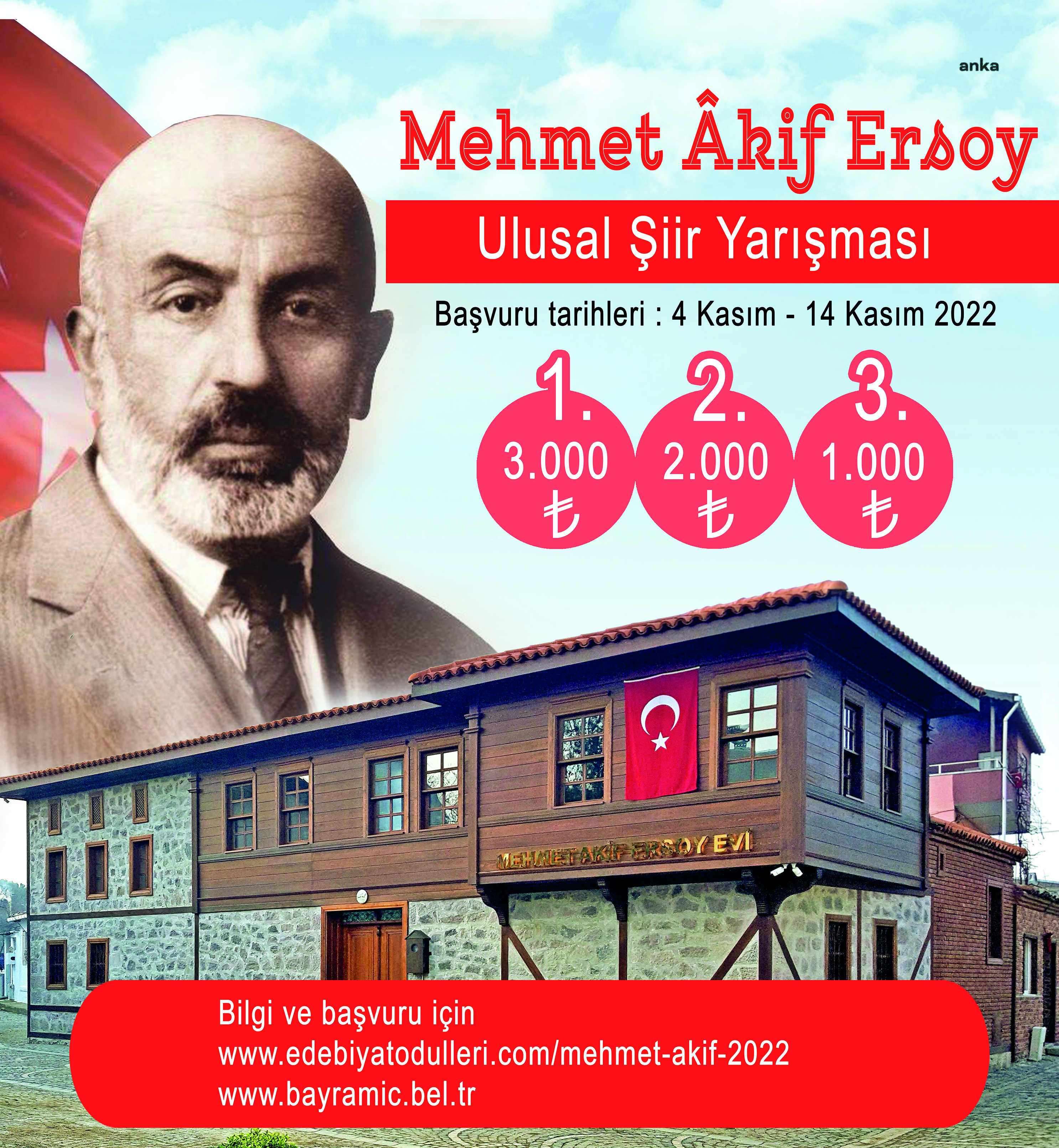BAYRAMİÇ BELEDİYESİ, ŞİİR YARIŞMASI DÜZENLİYOR
