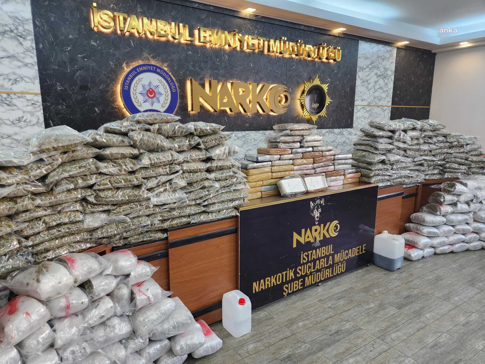 İSTANBUL EMNİYETİ AÇIKLADI: BİR HAFTADA 248 KG UYUŞTURUCU ELE GEÇİRİLDİ
