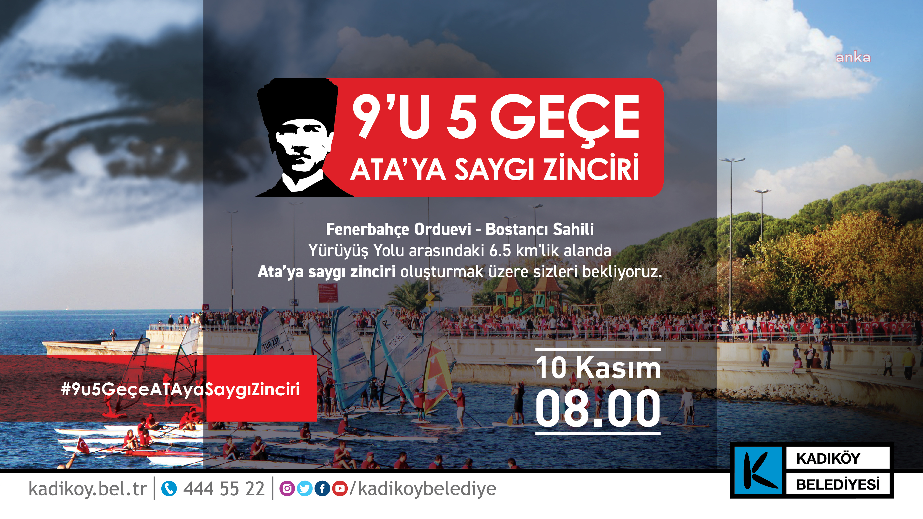 KADIKÖY'DE 'ATA'YA SAYGI ZİNCİRİ' OLUŞTURULACAK