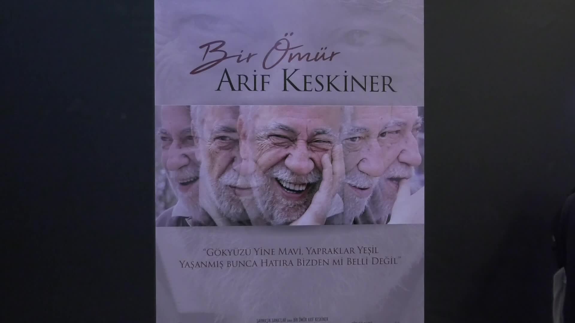 “BİR ÖMÜR ARİF KESKİNER” BELGESELİNİN İLK GÖSTERİMİ YAPILDI