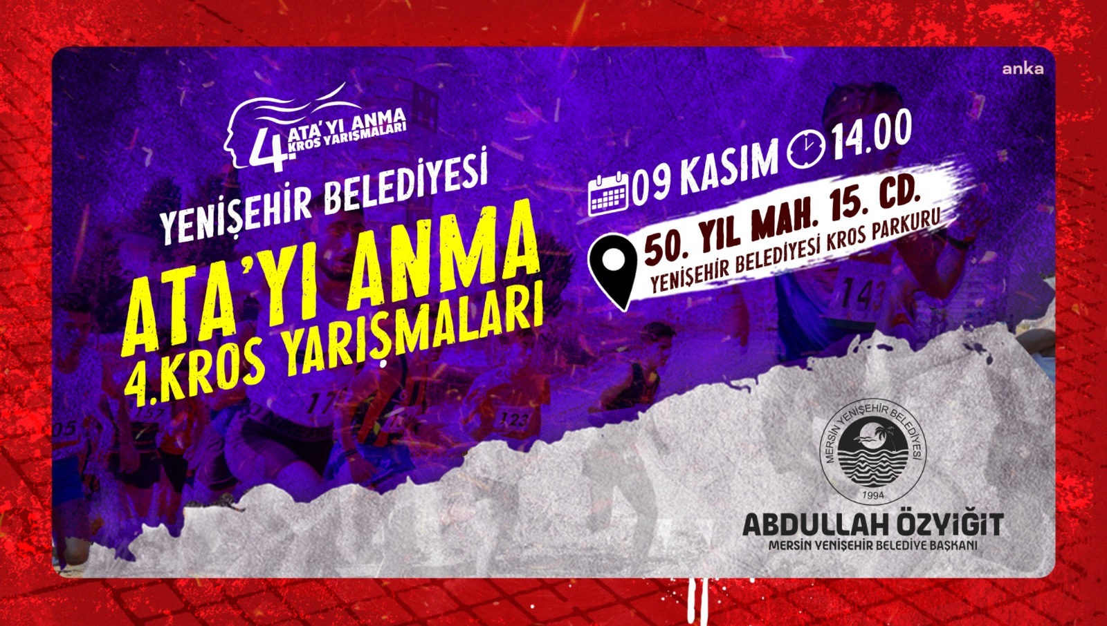 YENİŞEHİRLİ ÇOCUKLAR ATA’YA SAYGI İÇİN KOŞACAK