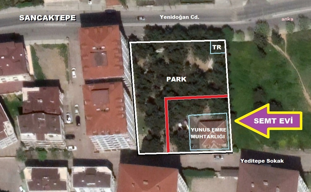 AKP’Lİ SANCAKTEPE BELEDİYESİ ÇAM AĞAÇLI ÇOCUK BAHÇESİNE SEMT EVİ YAPACAK