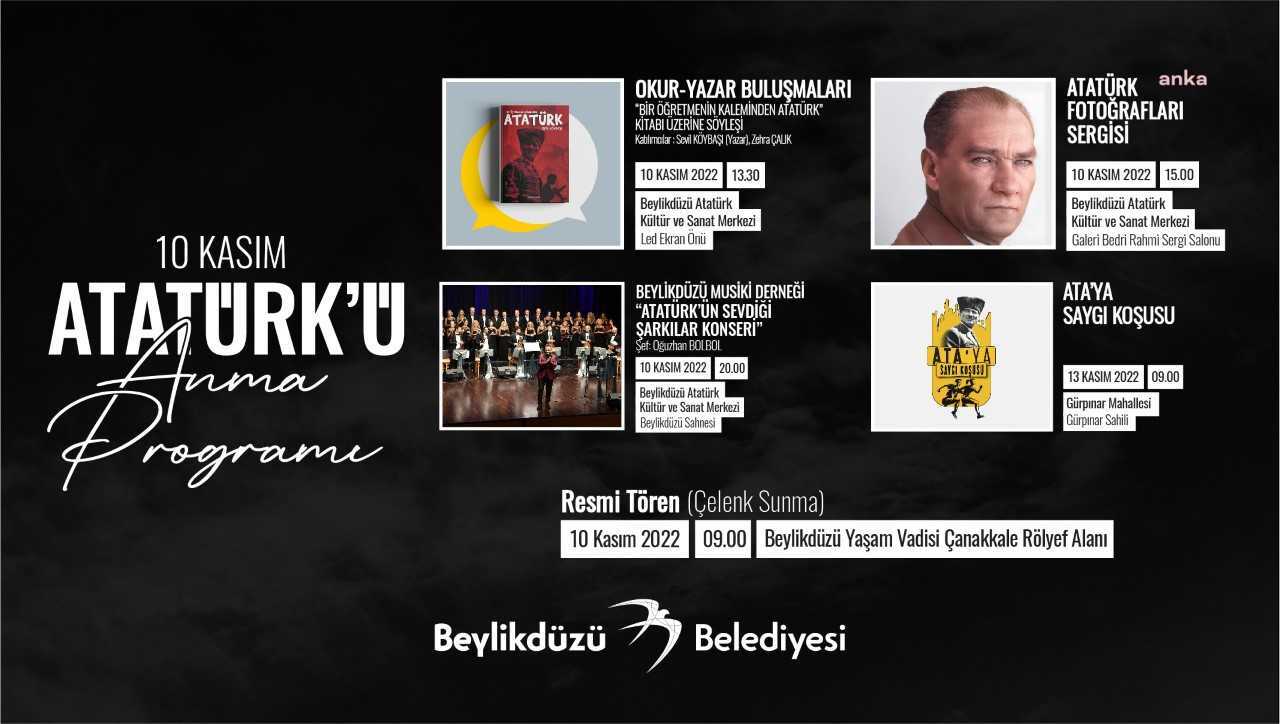 ULU ÖNDER ATATÜRK, 10 KASIM'DA BEYLİKDÜZÜ’NDE ANILACAK