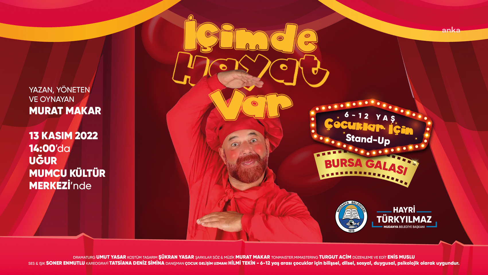MUDANYA BELEDİYESİ'NDEN ÇOCUKLARA ARA TATİL HEDİYESİ STAND-UP
