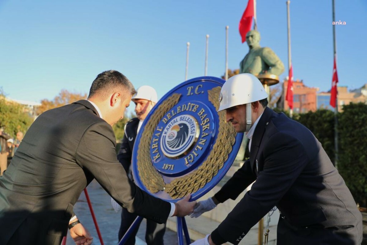 ULU ÖNDER ATATÜRK, KARTAL'DA ÖZLEM VE MİNNETLE ANILDI