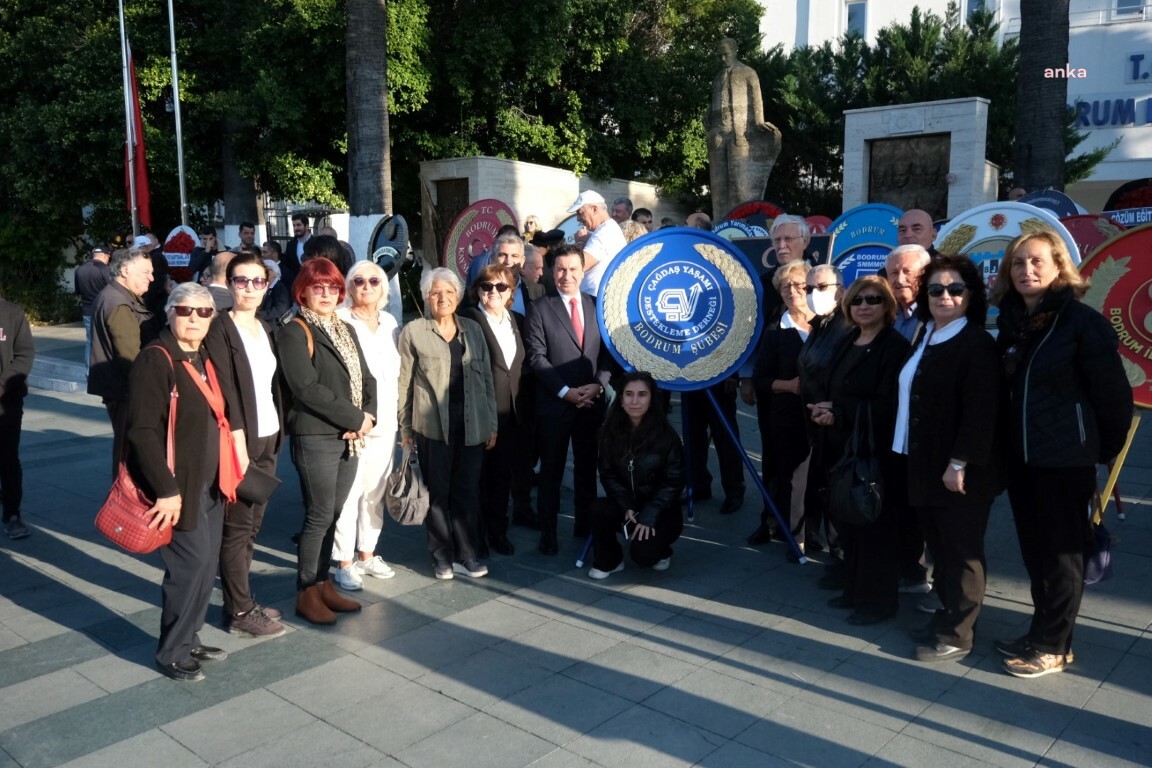 BODRUM, ULU ÖNDER ATATÜRK'Ü TÖRENLERLE ANDI