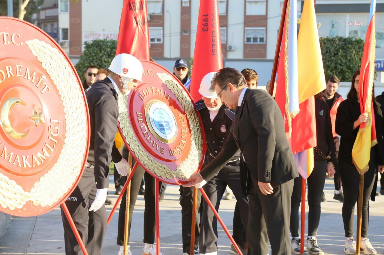 EDREMİT ATA’SINI ANDI