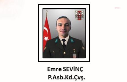 MSB: ASTSUBAY KIDEMLİ ÇAVUŞ EMRE SEVİNÇ ŞEHİT OLDU