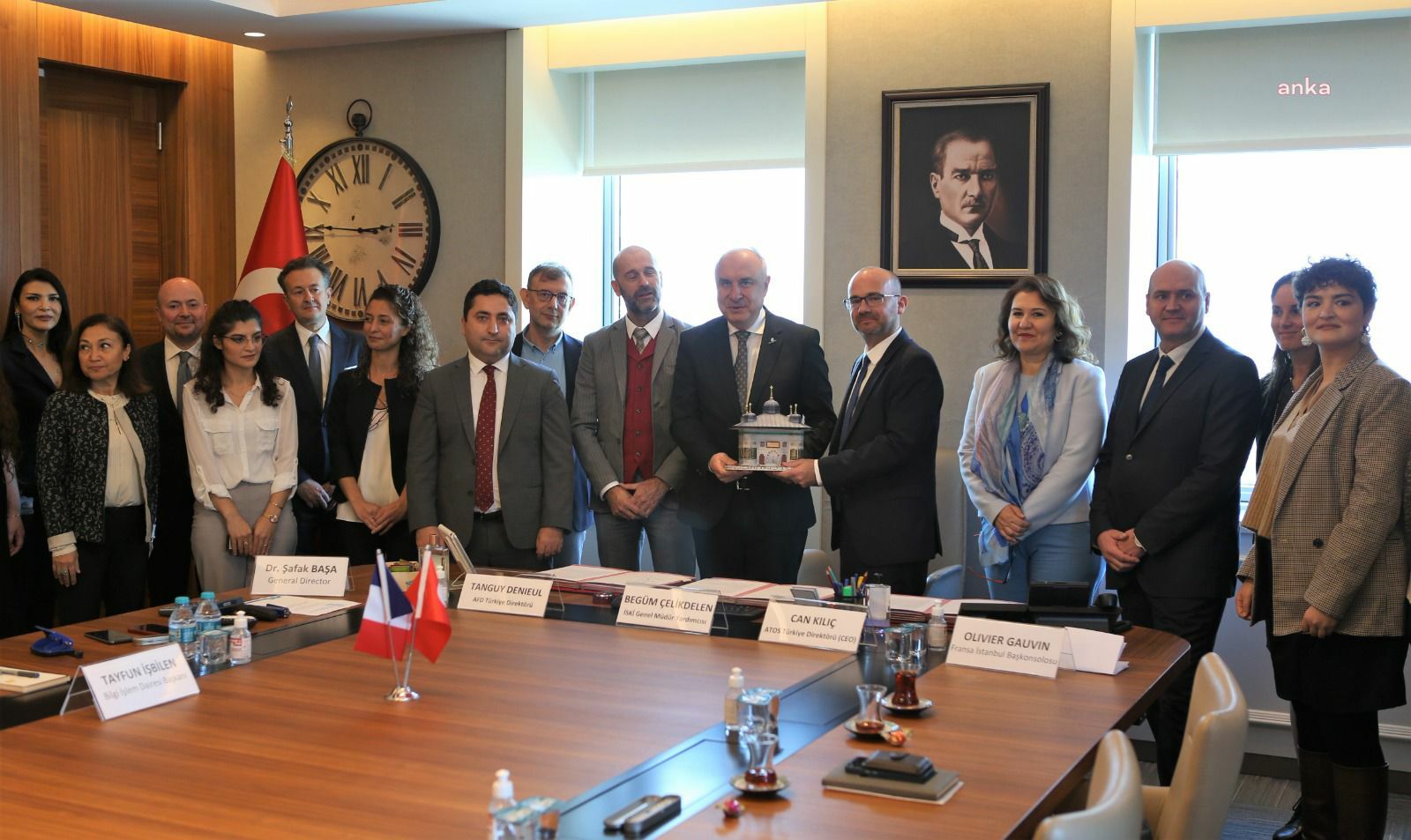 İSKİ, AFD VE ATOS ARASINDA 500 BİN EUROLUK HİBE ANLAŞMASI İMZALANDI