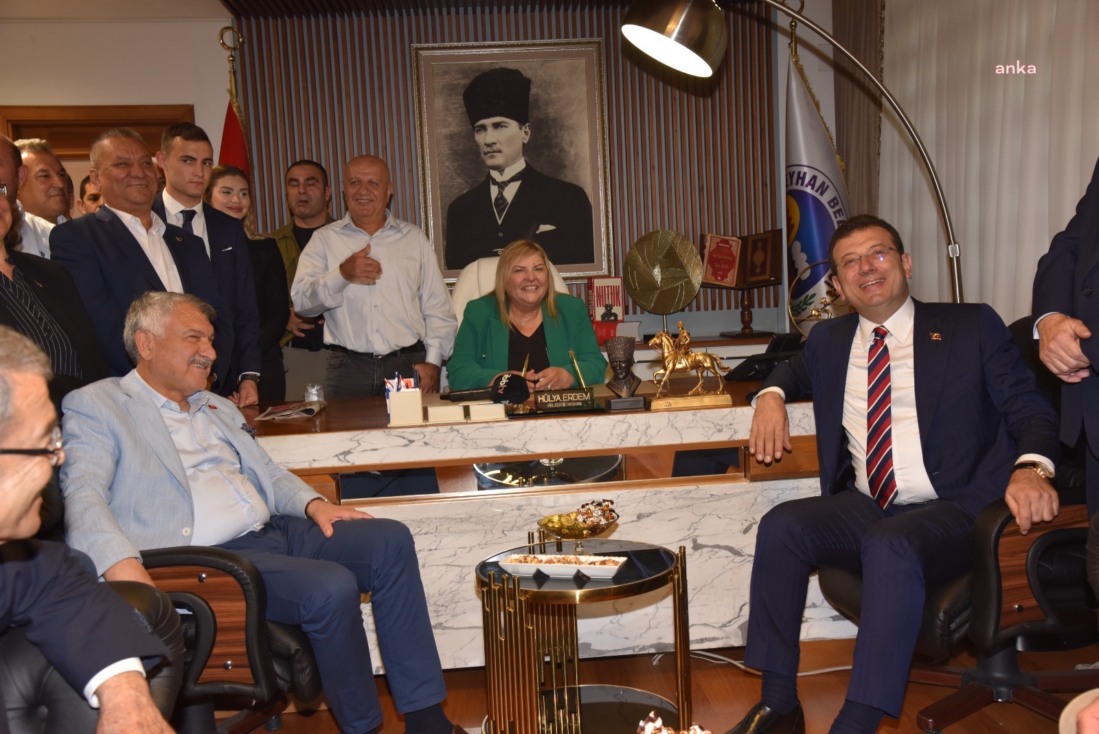 BAŞKAN HÜLYA ERDEM, İMAMOĞLU’NU AĞIRLADI