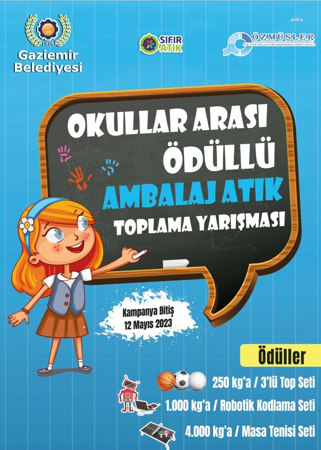 GAZİEMİR BELEDİYESİ’NİN GERİ DÖNÜŞÜM YARIŞMASI BAŞLADI