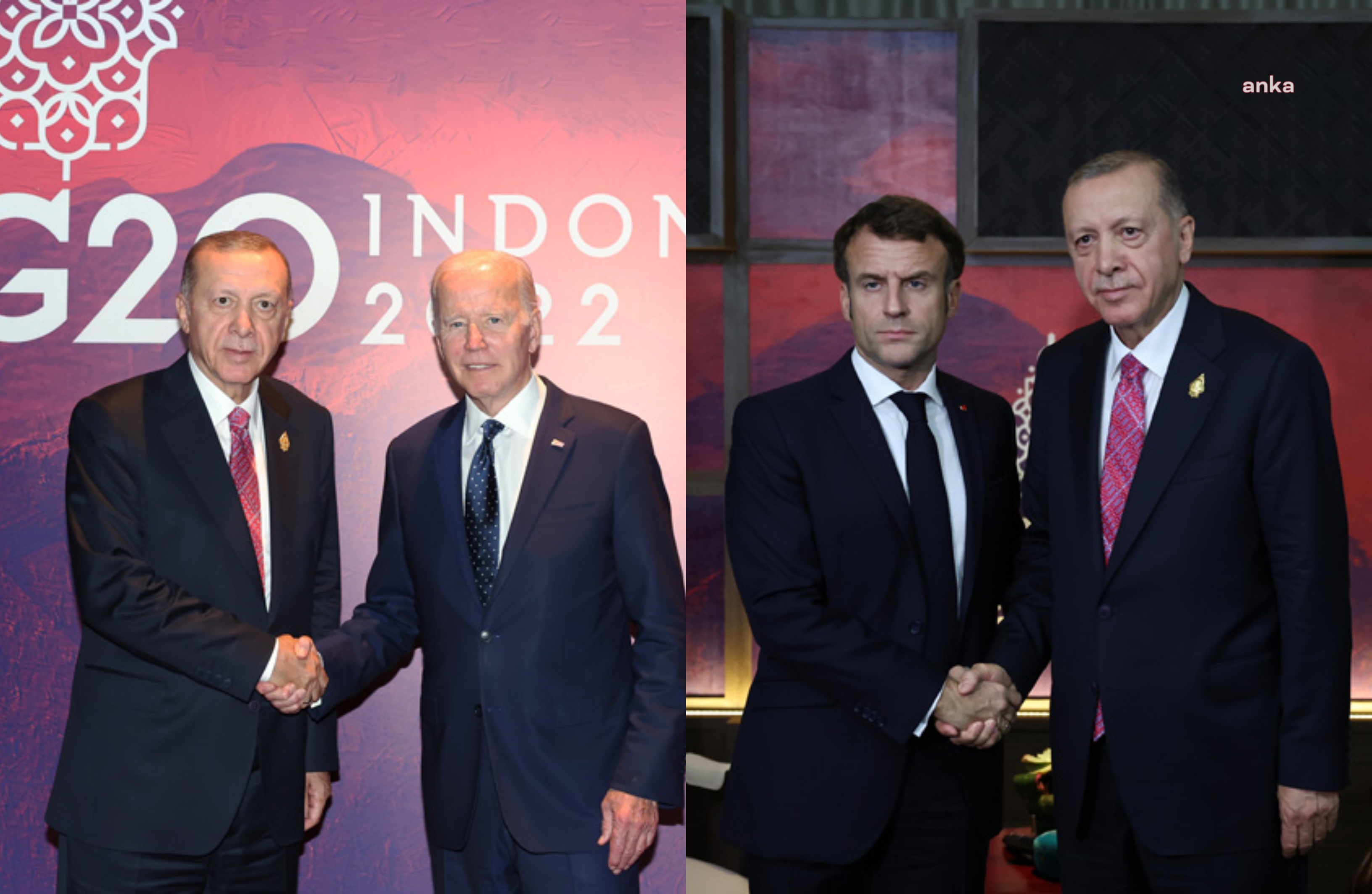 CUMHURBAŞKANI ERDOĞAN, BALİ'DE ABD BAŞKANI BİDEN VE FRANSA CUMHURBAŞKANI MACRON İLE GÖRÜŞTÜ