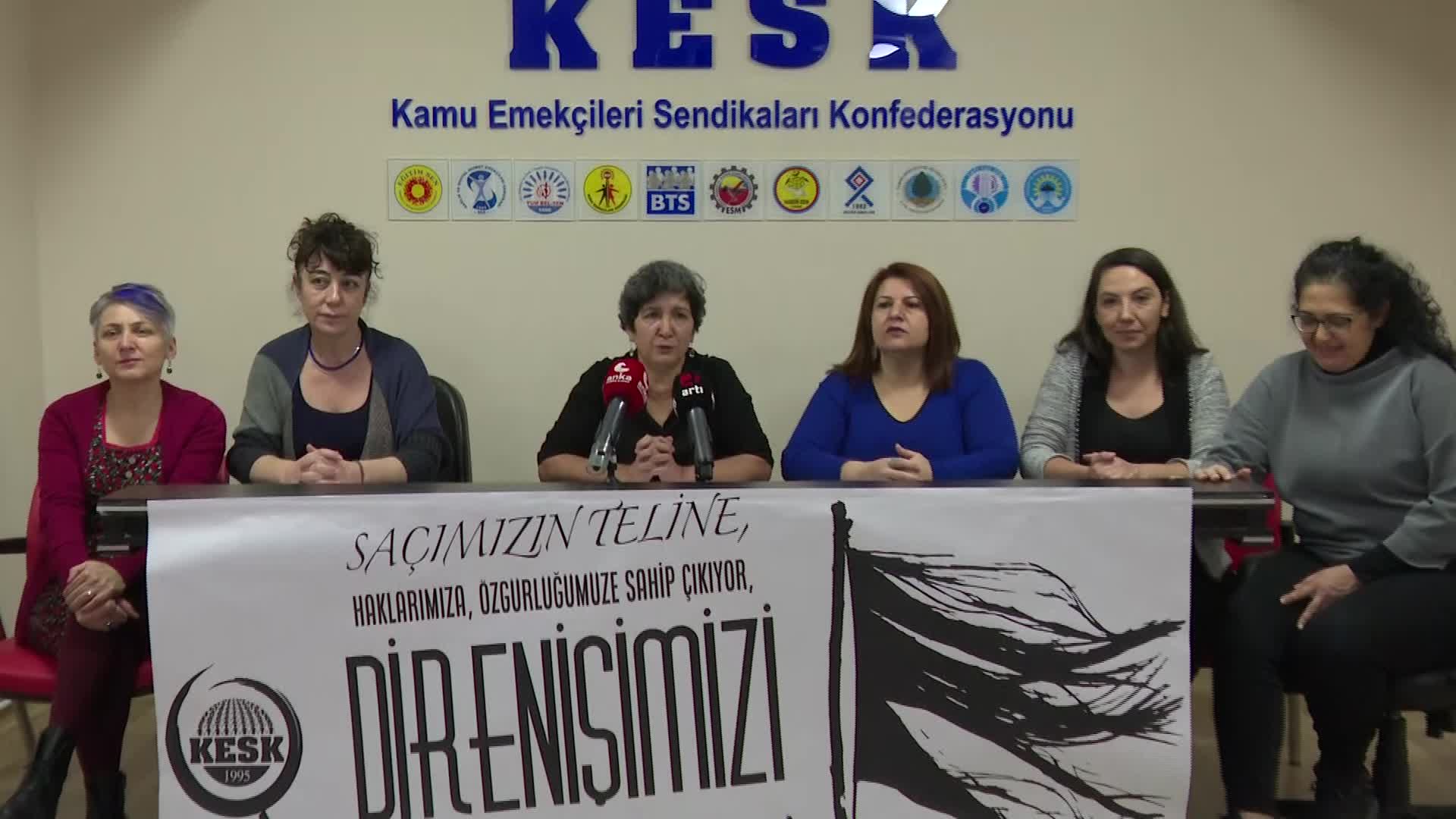 KESK 25 KASIM EYLEM TAKVİMİNİ AÇIKLADI. “EMEĞİMİZ, KİMLİĞİMİZ, BEDENİMİZ ÜZERİNDE KURULMAK İSTENEN TAHAKKÜME KARŞI EŞİTLİK, ADALET VE ÖZGÜRLÜK MÜCADELESİNİ BÜYÜTMEYE DEVAM EDİYORUZ”
