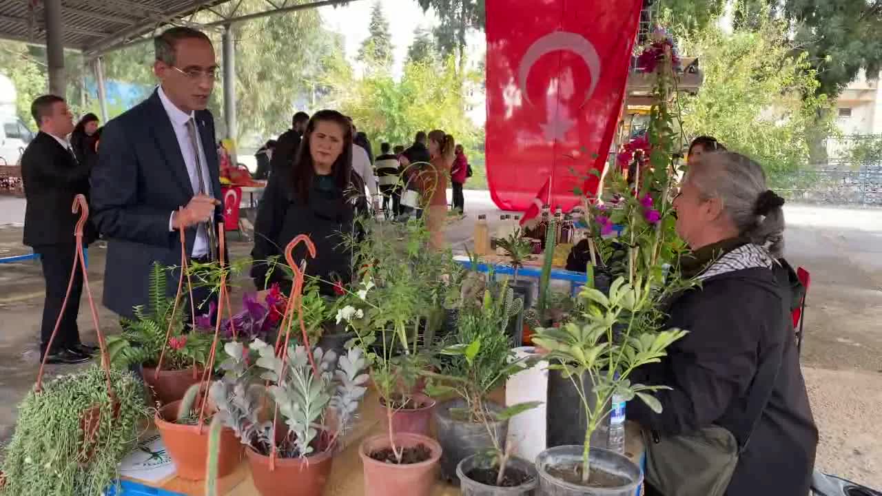 DEFNE BELEDİYESİ KADIN EMEĞİ PAZARI ARMUTLU’DA AÇILDI