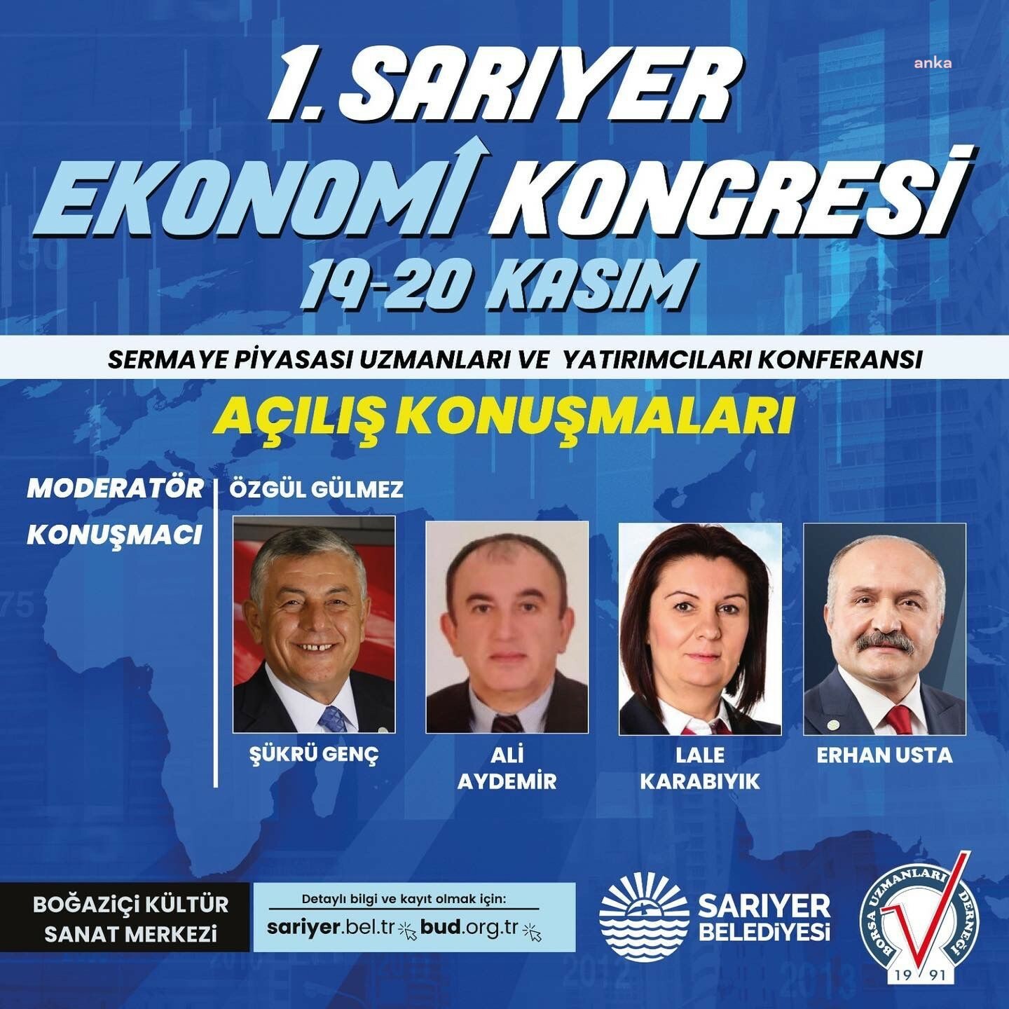 1. EKONOMİ KONGRESİ, SARIYER'DE BAŞLIYOR