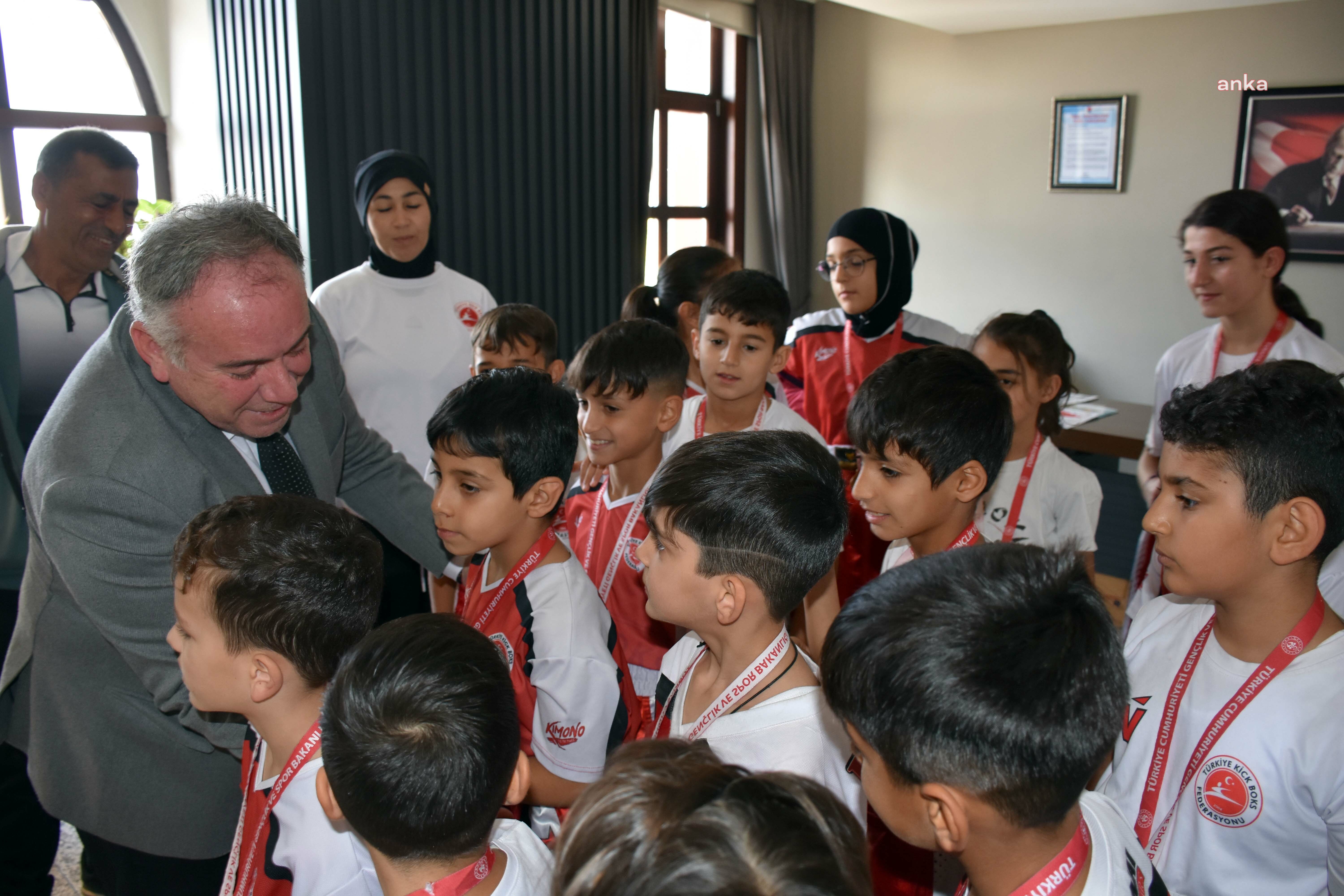 BAŞKAN ÖNDEŞ, GERMENCİKLİ SPORCULARI AĞIRLADI