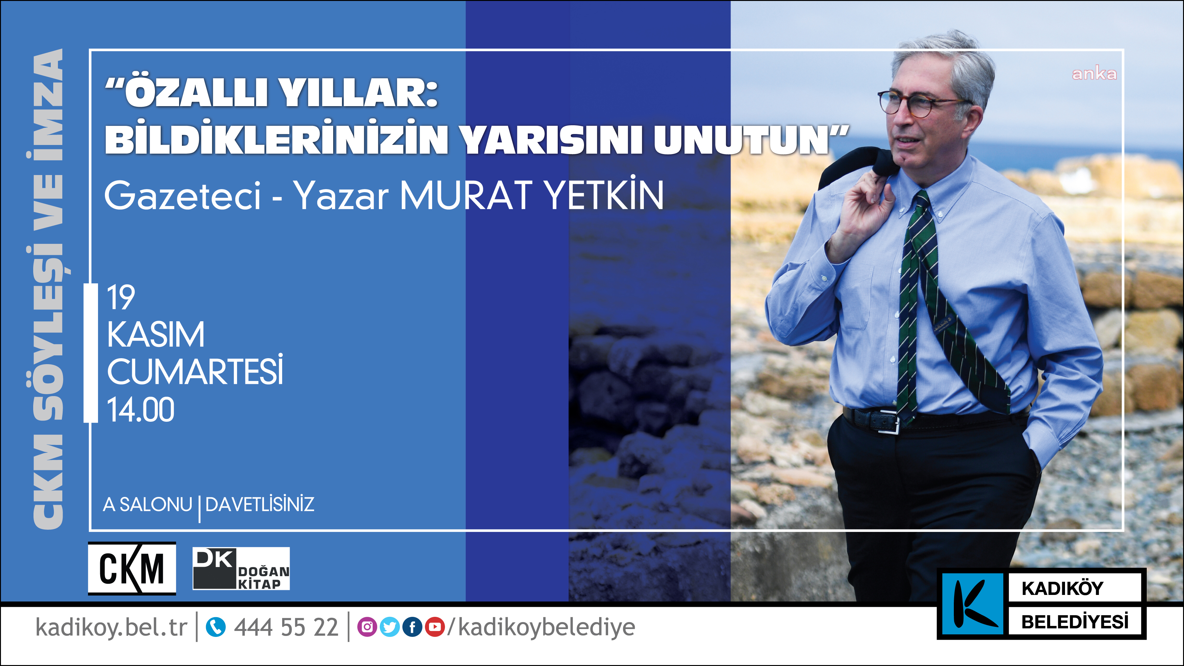 MURAT YETKİN KADIKÖY'DE "ÖZALLI YILLAR"I ANLATACAK