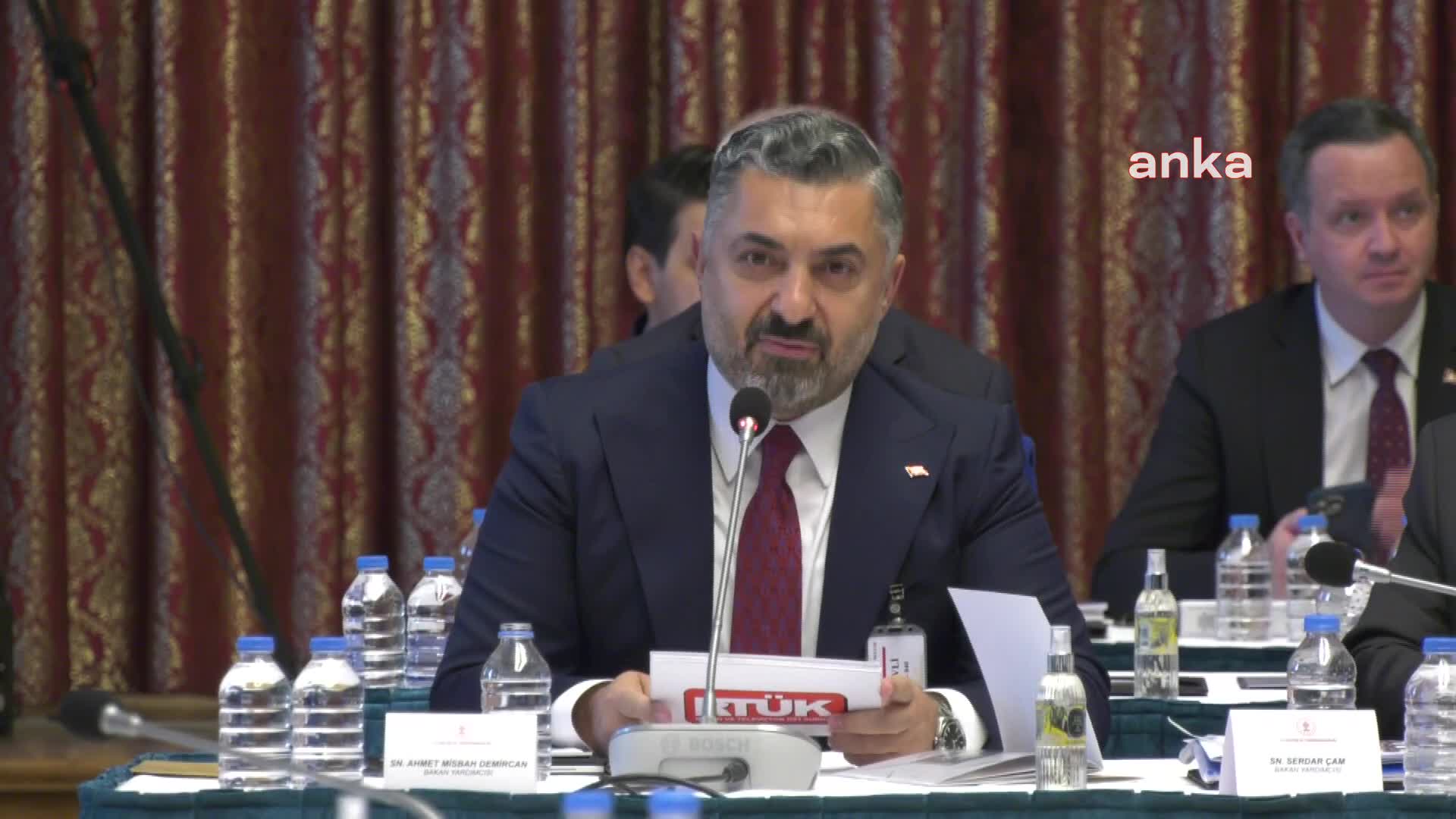 RTÜK BAŞKANI EBUBEKİR ŞAHİN'E PLAN VE BÜTÇE KOMİSYONU’NDA TEPKİ: "SANSÜRCÜ BAŞKAN"
