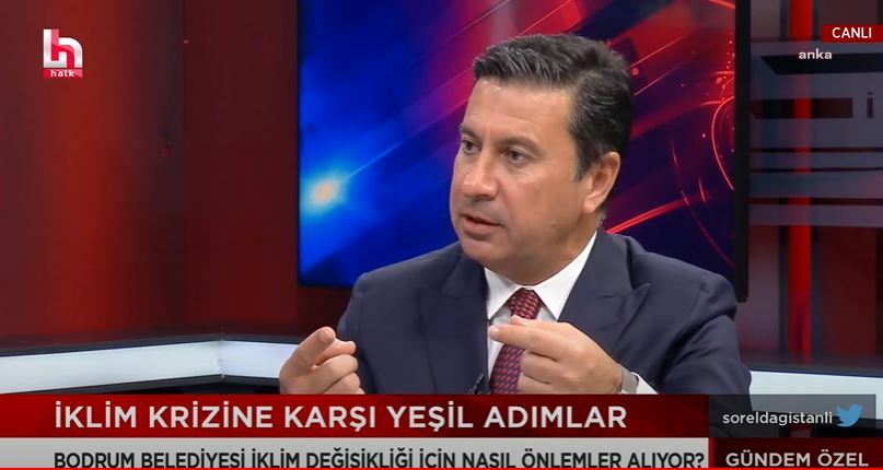 BODRUM BELEDİYE BAŞKANI ARAS, CANLI YAYINDA İKLİM EYLEM PLANI’NI ANLATTI