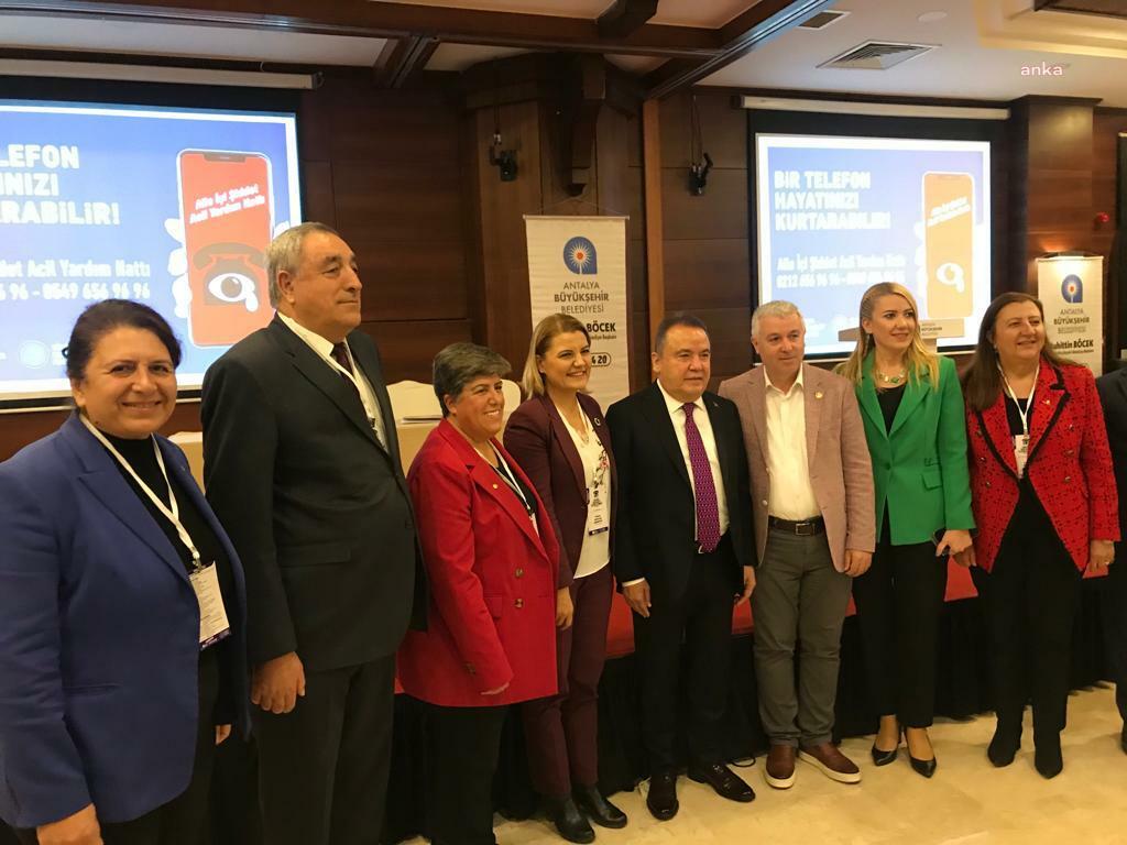 MERSİN BÜYÜKŞEHİR, ‘AİLE İÇİ ŞİDDET ACİL YARDIM HATTI PROTOKOLÜNÜ İMZALAYAN BELEDİYELER ÇALIŞTAYI’NA KATILDI