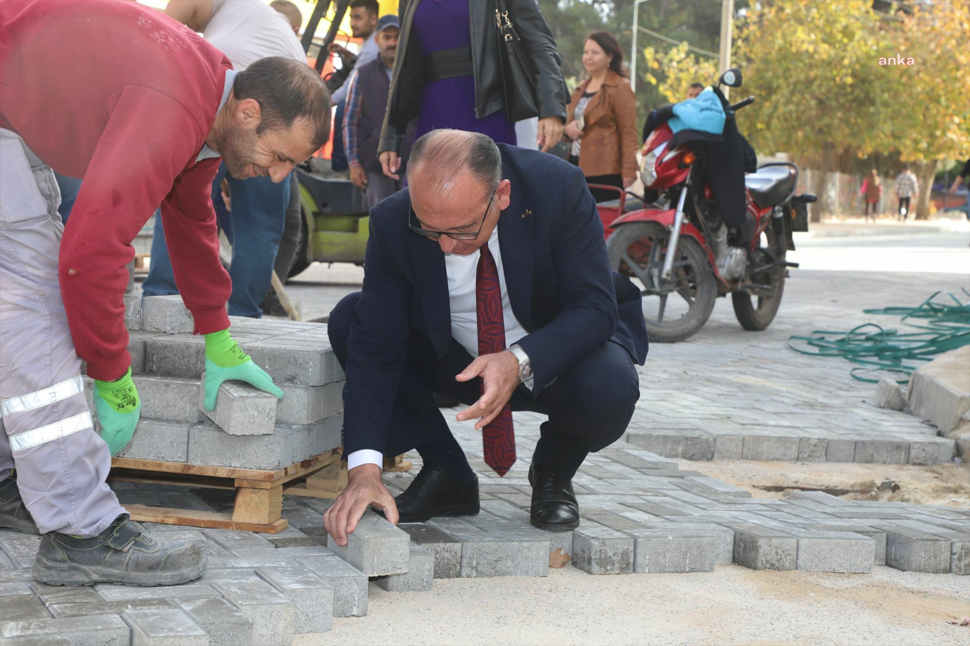 BAŞKAN ÇETİN AKIN, ÇAMLICA YOLU’NDAKİ ÇALIŞMALARI İNCELEDİ