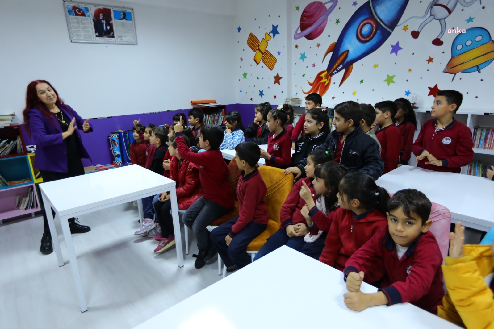BAYRAKLI BELEDİYESİ'NDEN ÇOCUKLARA AĞIZ VE DİŞ SAĞLIĞI DERSİ